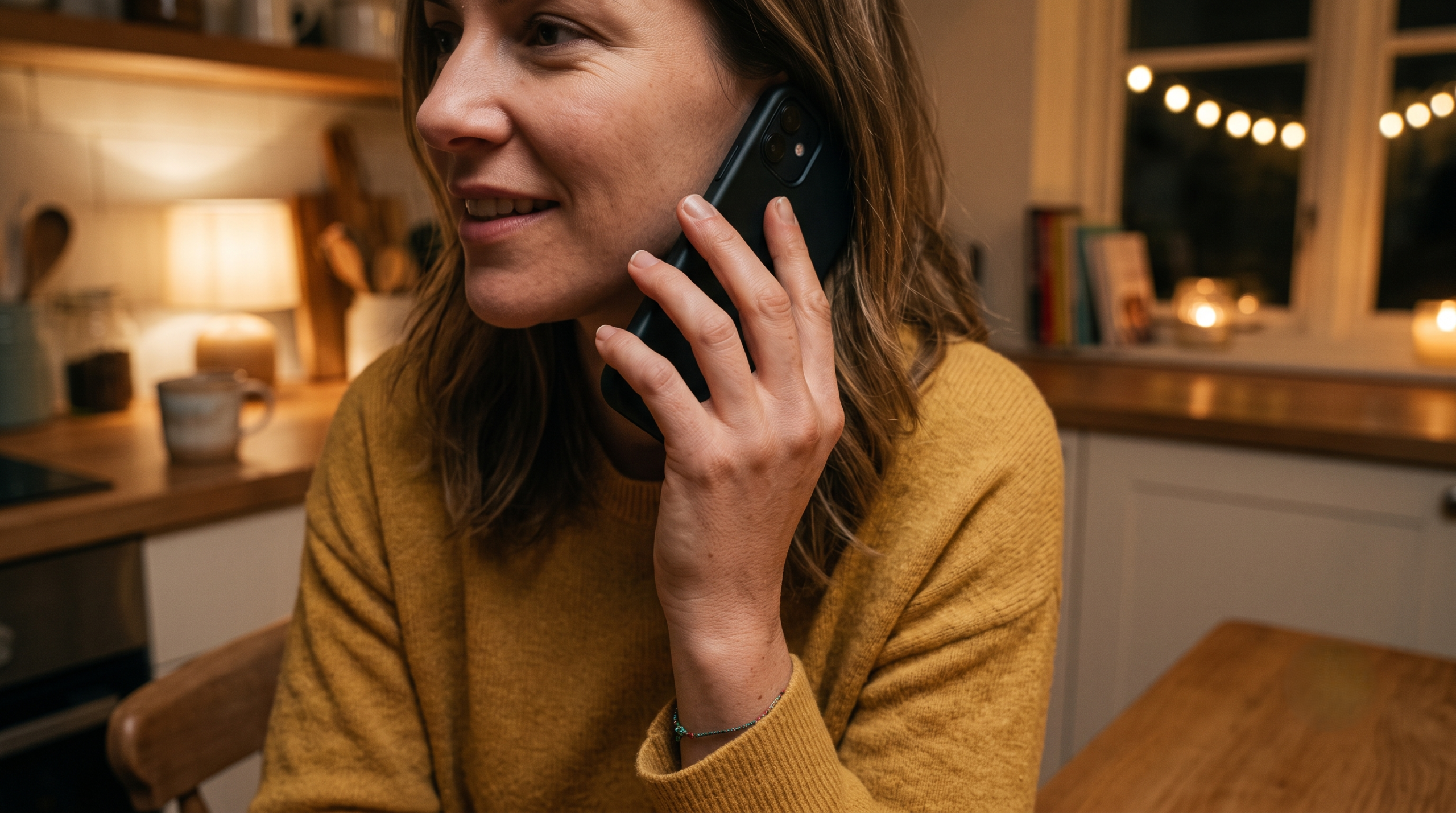 Calling a saved contact to verify an unexpected phone call