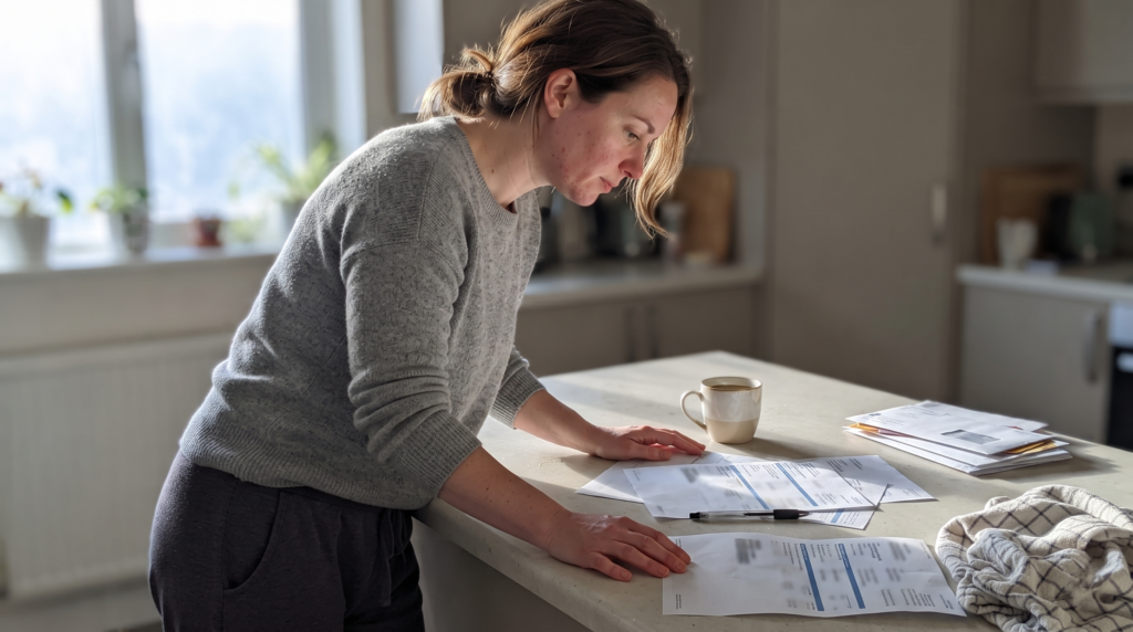Comparing debt payoff strategies at the kitchen counter